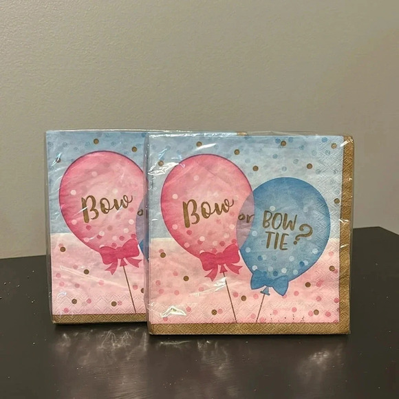 Bundle of Gender Reveal Party Napkins | Gender Reveal | Baby Shower | Baby - Picture 2 of 9